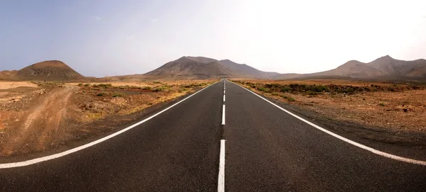 Sonsuz yol panorama — Stok fotoğraf