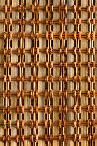 Hintergrund aus rustikalem, vernetztem Stroh — Stockfoto