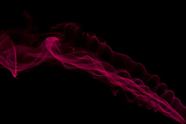 Рожевий кольоровим димом — стокове фото