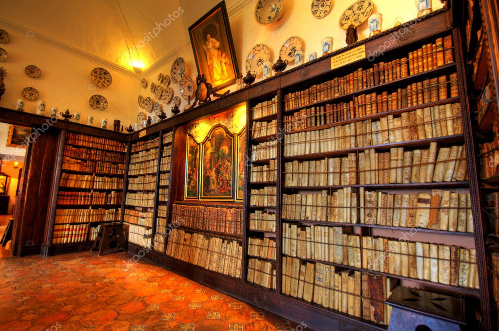 An Old Library Stock Photo Image By C Ajvdwolde