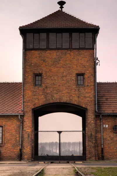 Campo di sterminio Auschwitz Birkenau — Foto Stock