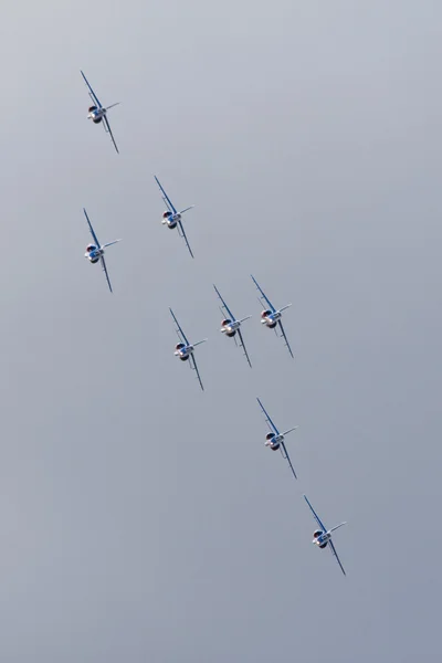 Patrouille de France in formation headin — Stock Photo, Image