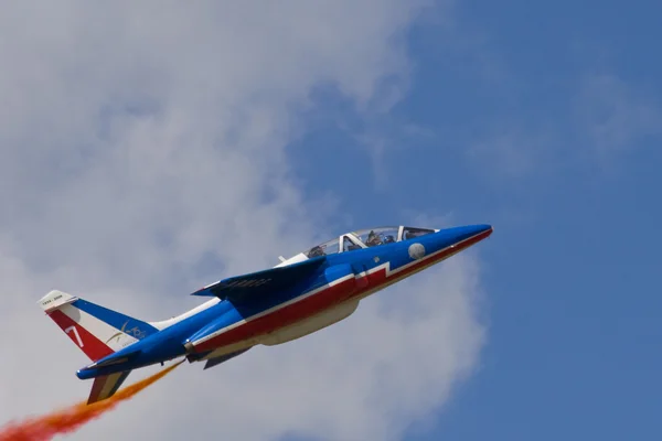 Flying with Patrouille de France — Stock Photo, Image