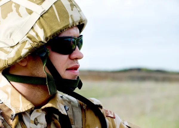 Brytyjski żołnierz — Zdjęcie stockowe