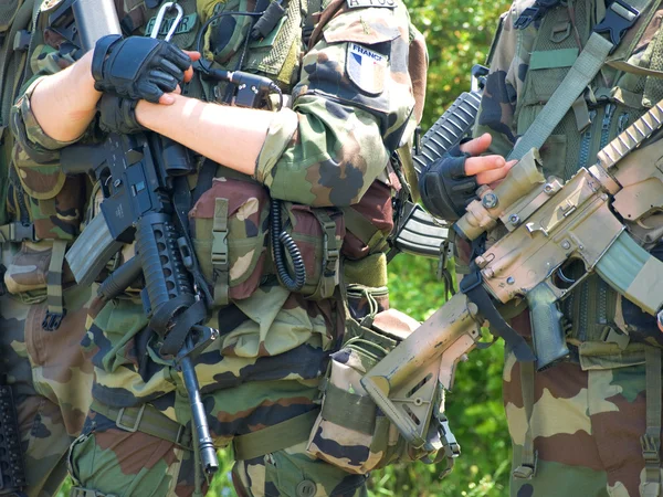 Francuskich żołnierzy — Zdjęcie stockowe