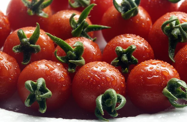 Kiraz domates yakın çekim — Stok fotoğraf