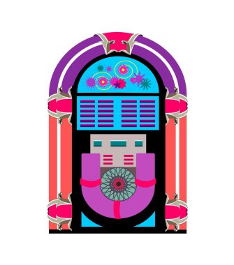 Juke Box Vector clipart