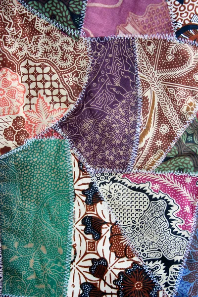 Batik quilting from indonesia — Stock Photo, Image