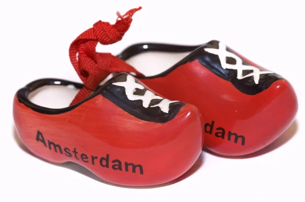 stock image Red holland shoes