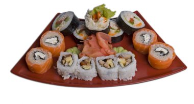 haddelenmiş ve sushi