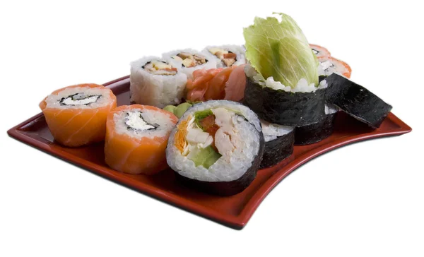 Stock image Rolled and sushi