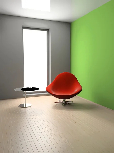 Кресло в комнате — стоковое фото