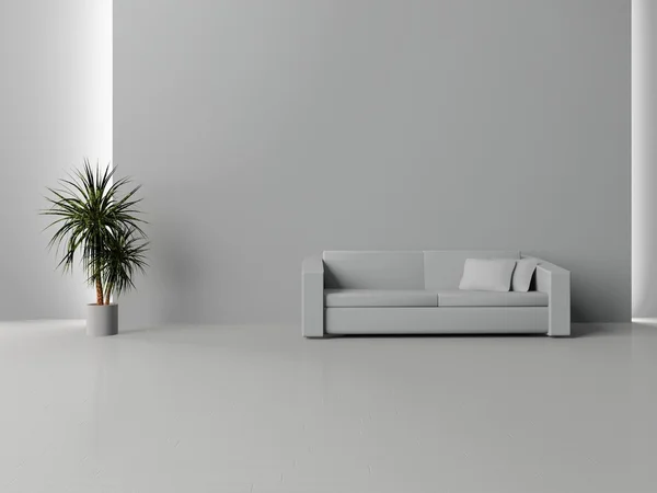 Sofa w pokoju — Zdjęcie stockowe