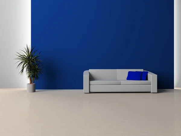 Sofa w pokoju — Zdjęcie stockowe