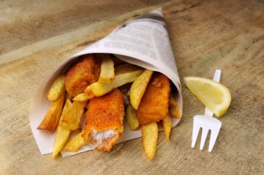 Fish and Chips clipart