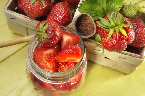 Strawberries for jam — Stock Photo, Image