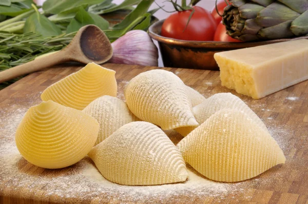 Ingredienser för italiensk middag — Stockfoto