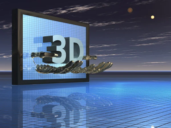 3D-filmer - bakgrund — Stockfoto