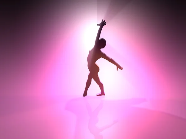 Hintergrund - Ballett - 3d — Stockfoto