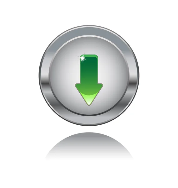 Metal button — Stock Vector