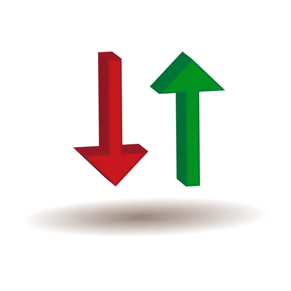 Up/down arrows — Stock Vector