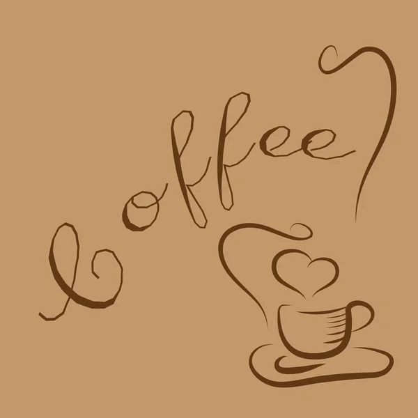 Cuffee csésze — Stock Vector
