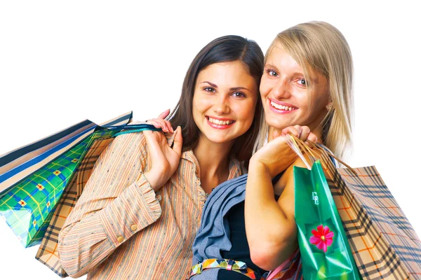 Shopers sorridente — Foto Stock