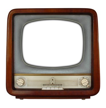 Old TV clipart