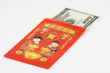 Chinese red envelope clipart
