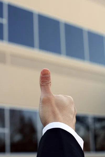 Великий палець вгору — стокове фото