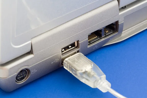 stock image Laptop connection