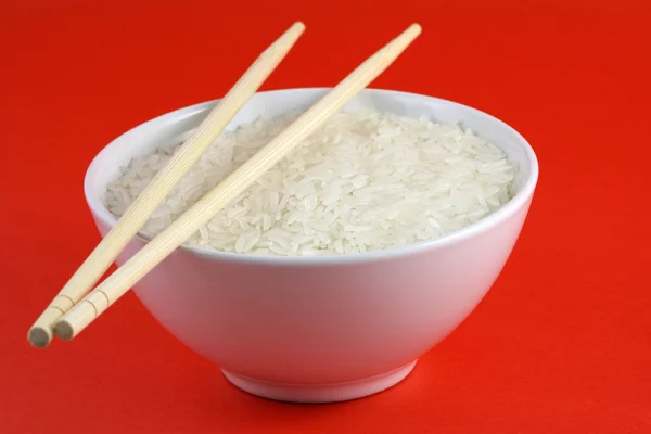 Un tazón de arroz — Foto de Stock
