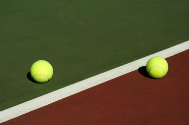 Tennis balls clipart