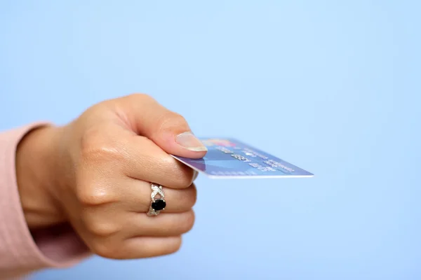 Betalning med kreditkort — Stockfoto