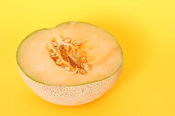 Half cantaloupe — Stock Photo, Image