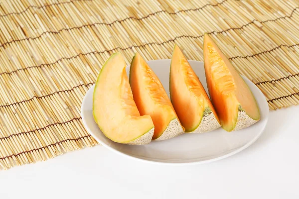 Cantaloupe slices — Stock Photo, Image