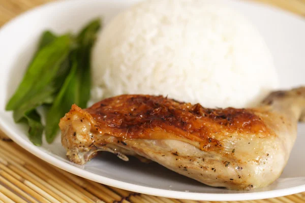 Kuře rýže — Stock fotografie