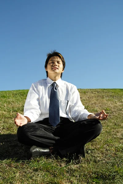 ビジネスの瞑想 — ストック写真