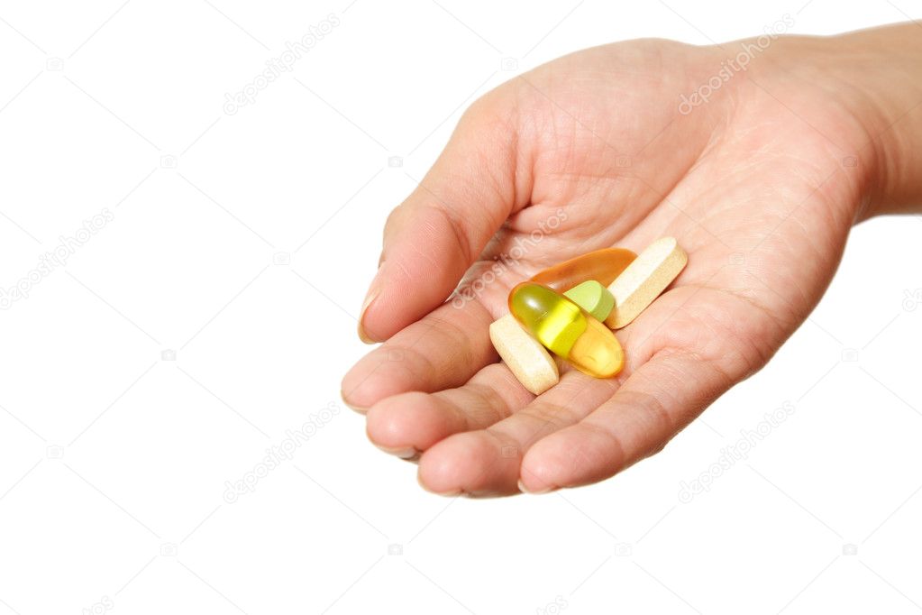 Holding vitamins