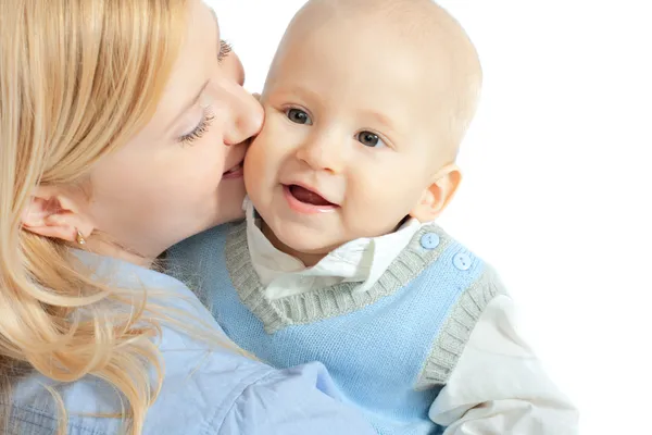 Famiglia felice - madre e bambino — Foto Stock