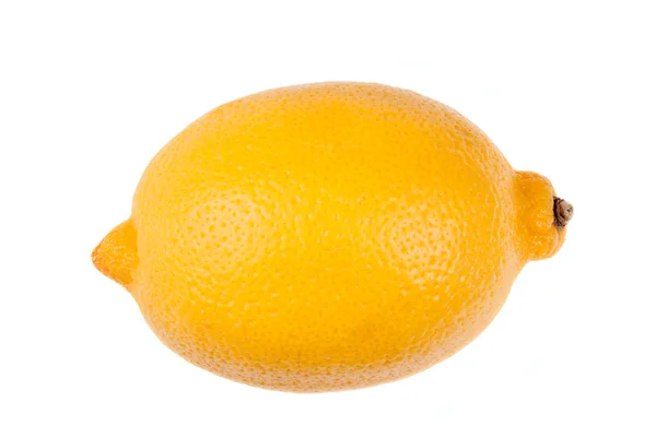Limão amarelo isolado — Fotografia de Stock