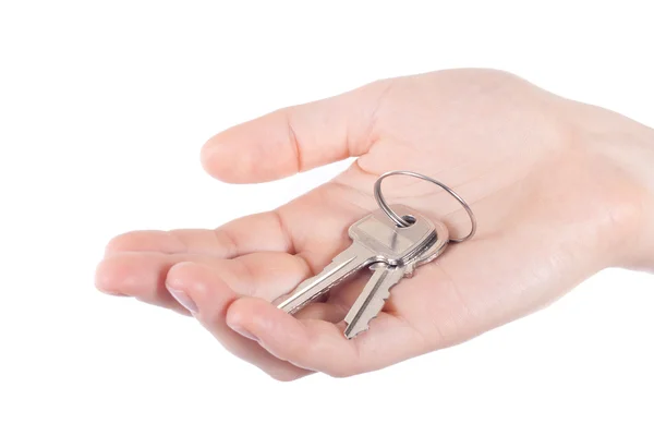 stock image Hand holding keys