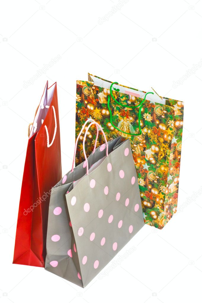 Shopping bags isolated