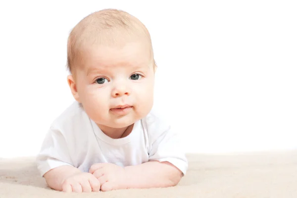 床に小さな赤ちゃん — ストック写真