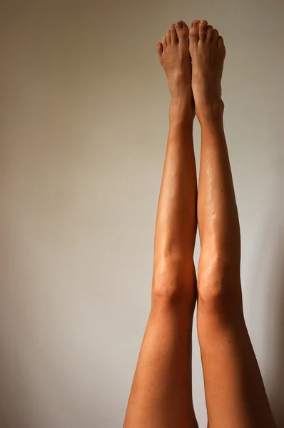 Legs in the air — Stock Photo, Image
