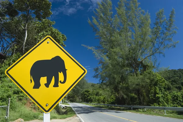 Elephant Sign Stock Image