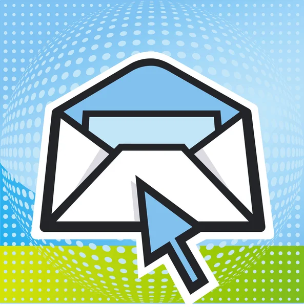 Punkt електронна пошта — стоковий вектор
