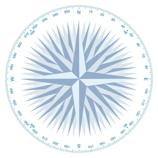 Windrose Kompass — Stock Vector