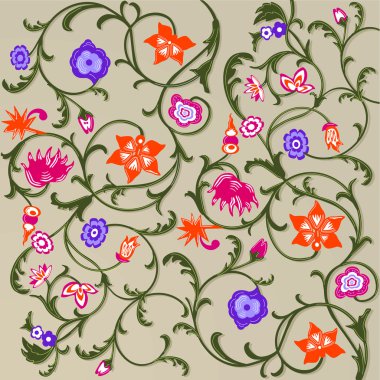 Floral-Muster clipart