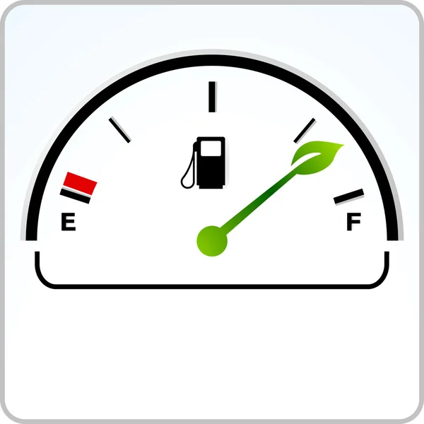 Benzinuhr — Stok Vektör
